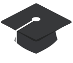 Illustration of square academic cap