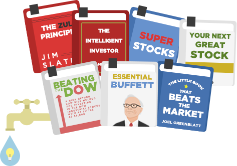 Picture of investment books