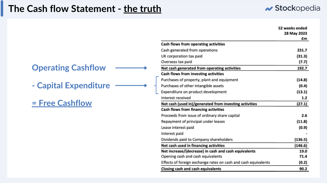 The Cashflow Statement